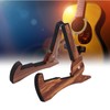 Electric Guitar Stand MA38E Foldable Zebrawood RabbibShape Flooring Holder with