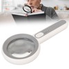 Handheld LED Magnifying Glass Touch Control Rechargeable Portable Illuminated Magnifier