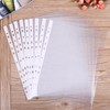 A4 Punched Pocket, Sheet Protectors, 100 Pages Clear Sheet Protectors