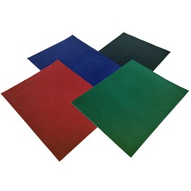 4 Pcs Self-Adhesive Velvet Flocking Liner Sheet for Jewelry Box Decoration,DIY Flocking Sewing Material(Multi-Color) (4, Multi-Color)