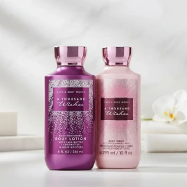 Kit A Thousand Wishes: Crema Líquida Corporal Amaderada + Gel De Ducha