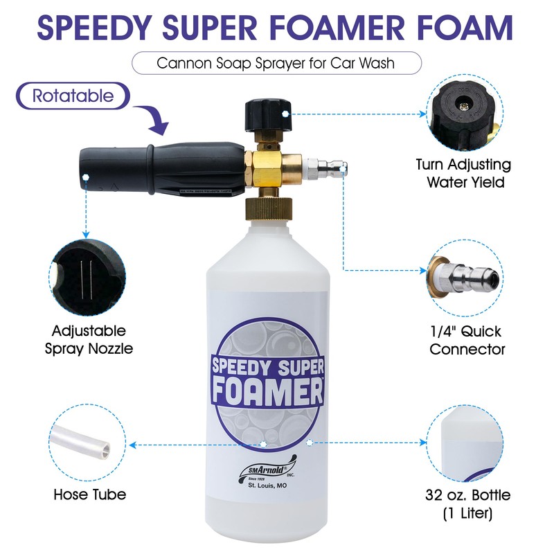 S.M. Arnold Speedy Super FOAMER Foam Cannon Soap Sprayer for