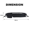 BILOPER Dashboard Cover Mat for Toyota Highlander 2020-2025 2026 (L/LE/XLE/XSE/Limited/Platinum)(NOT