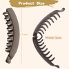 6 Pack 5 Inch Banana Hair Clips for Women Thin