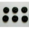 Unbranded 6/pcs Buttons Small Size Diameter = 3/8" (10mm) Black