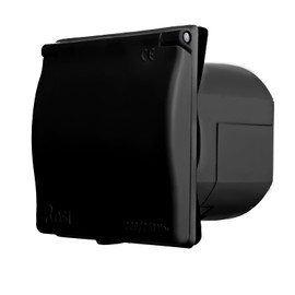 BITS4REASONS NEW MODEL MAYPOLE ROSI MP5985B 240V 16A MAINS FLUSH FIT SOCKET SPLASHPROOF RATING IP44 (BLACK)…