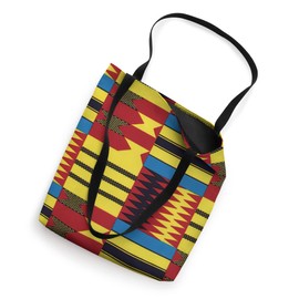 Kente African pattern Colorful ethnic print Ghana Tote Bag