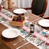 13x72 Inch Christmas Table Runner Nutcracker Flower Tree Winter Table