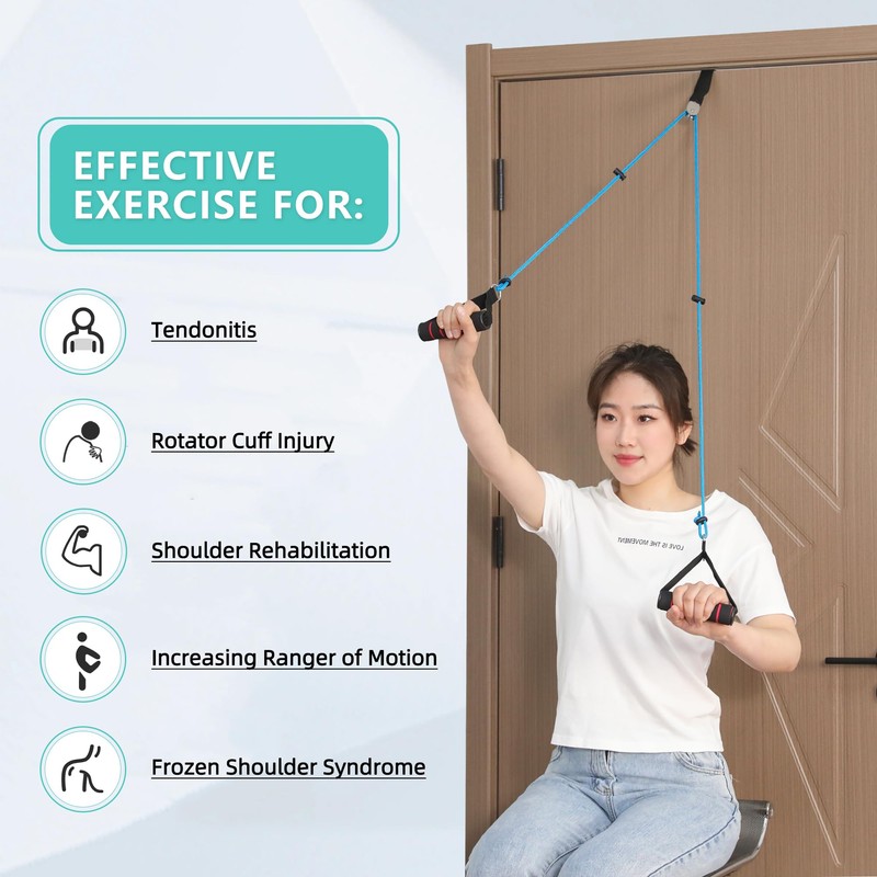 Shoulder Pulley, Adjustable Pulley System, Shoulder Pulley Over The Door,