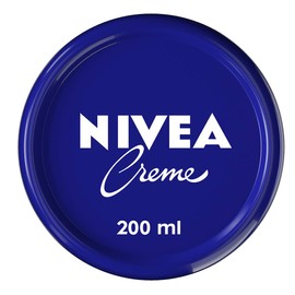 NIVEA Creme (200ml), crema humectante de larga duración para el cuerpo, el rostro y las manos con Vitamina E