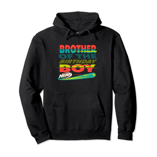 Nerf Brother Of The Birthday Boy Flying Dart Portrait Pullover