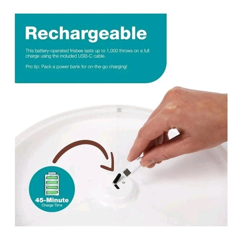 GlowDisc - The Original Panda LED Light Up Flying Disc