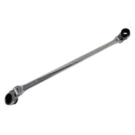 K Tool International Wrench Double Box Ratcheting Reversible 11/16 Inch x 3/4 Inch Universal Spline 90 Tooth