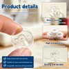 Doxiru 25 Plastic Sewing Machine Bobbins with Bobbin Case