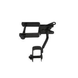 2" x 1" Square Hinge Steel Gravity Latch for Steel Gates (Powder Coated Black)