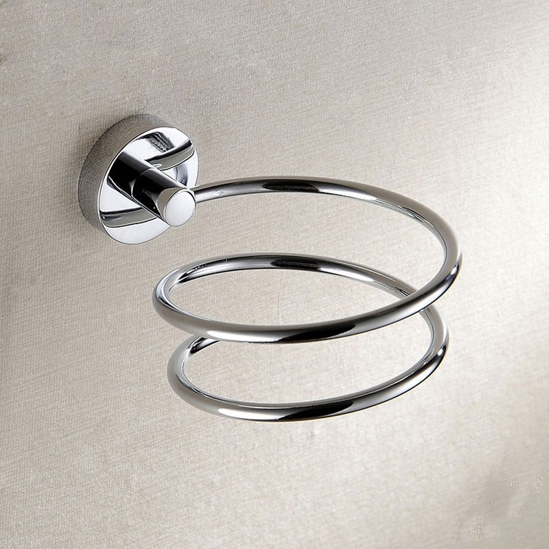 304 Stainless Steel Hair Dryer Rack Keep Tidy Wall Mount