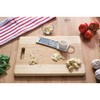 Fantes Garlic Slicer Grater, Stainless Steel, 8.75 x 2.25-Inches, The
