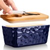 Butter Dish with Lid: Large Butter Dish for Countertop -