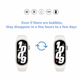 MIHENCE Screen Protector Compatible for FITVII Ole Fitness Tracker, TPU HD Protective Film (6 PCS)