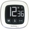 Technoline Count Down Timer, Silver, 7.6 x 2.5 x 7.6