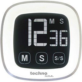 Technoline Count Down Timer, Silver, 7.6 x 2.5 x 7.6 cm