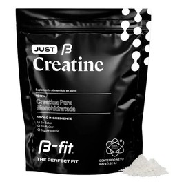 Creatina Monohidratada Pura en Polvo B-Fit 600g - 120 Servicios de Alto Rendimiento Sin Azúcar y Sin Sabor