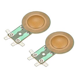 uxcell 25.5mm Tweeter Voice Coil Speaker Resin Membrane Drive Head 8 Ohm 2pcs