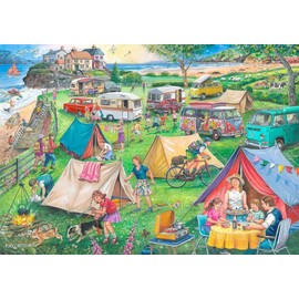 1000 Piece Jigsaw Puzzle - Find the Differences No.10 - Camping