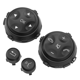 Car Steering Wheel Switch Buttons, 4 Pieces Steering Wheel Control Switch Button, Replacement W221 for S280 2006 2009