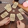 AHANDMAKER 10pcs Weaving Cards, Belt Weaving Kit Wooden Belt Weaving