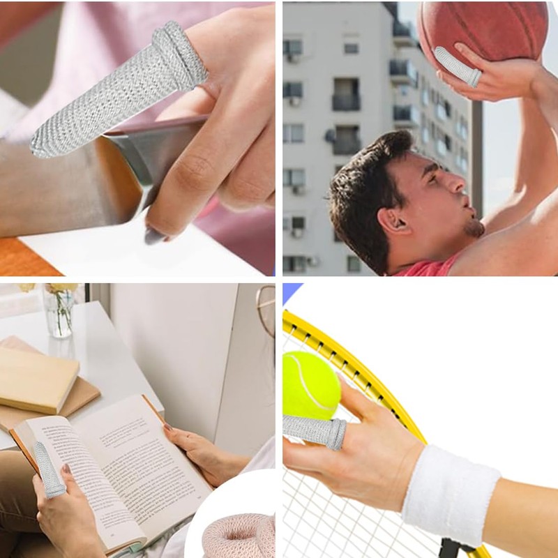 Finger Bandages Tubular 10 Pcs Finger Stall Thumb Bandage Finger