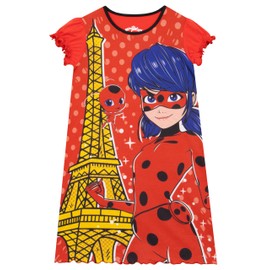 Miraculous Girls Ladybug Nightdress Red Age 6 to 7 Years