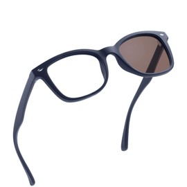 YEIN Blue Light Blocking Glasses, Photochromic Brown Sunglasses, Anti Eyestrain, Computer Reading Glasses, TV Glasses for Women/Men