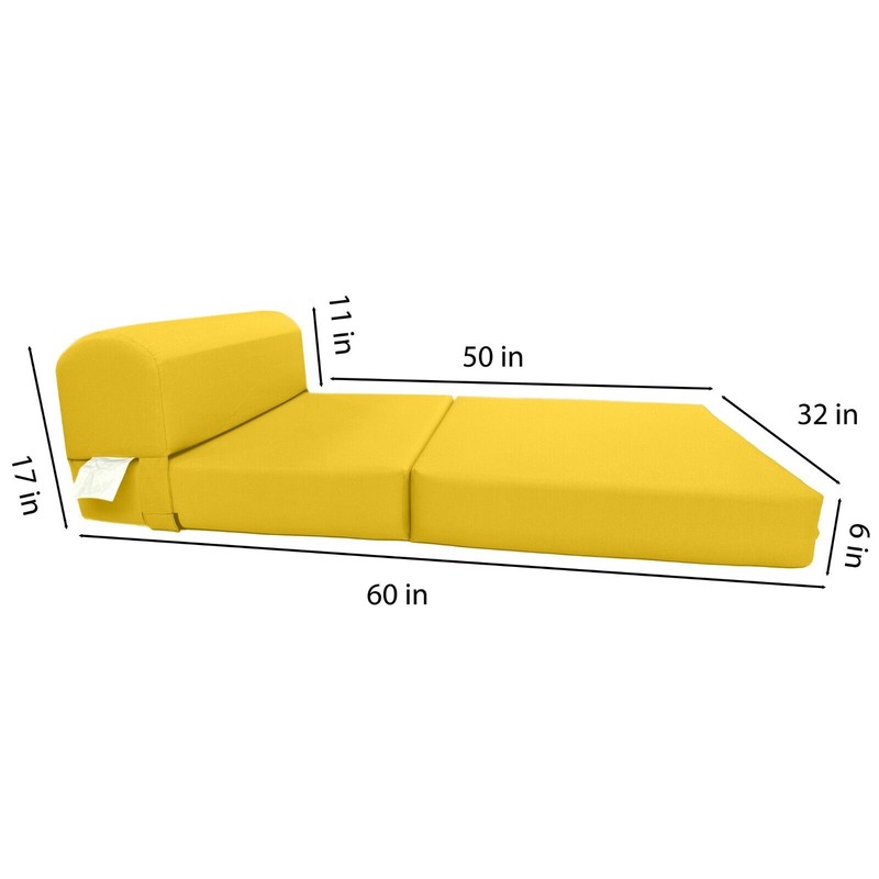 Amfuton Sleeper Chair Folding Foam Beds, Portable Sofa Bed Sit