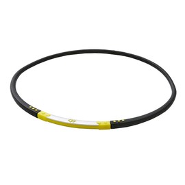 Colantotte ABAPS64S SPORT Wackleneck Necklace, Black x Lime Yellow