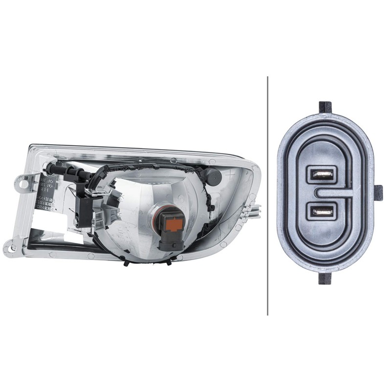 HELLA 1N0 354 017-041 Halogen-Fog Light - right - für