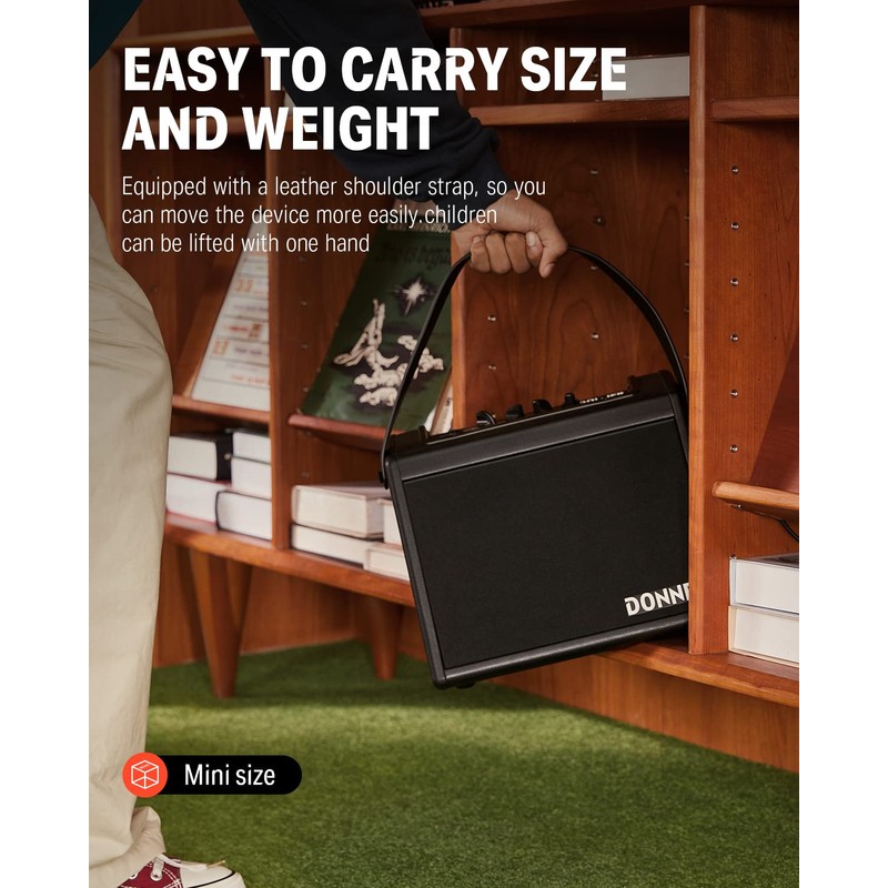 Donner Mini Electric Drum Amp 20W, Wireless Electronic Drum Amplifier