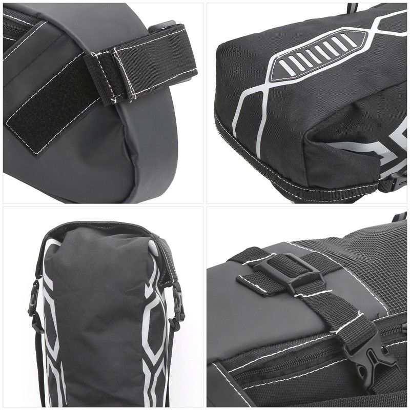 Mountain Bike Saddle Bag Waterproof Large Capacity UnderSeat Tail Bag