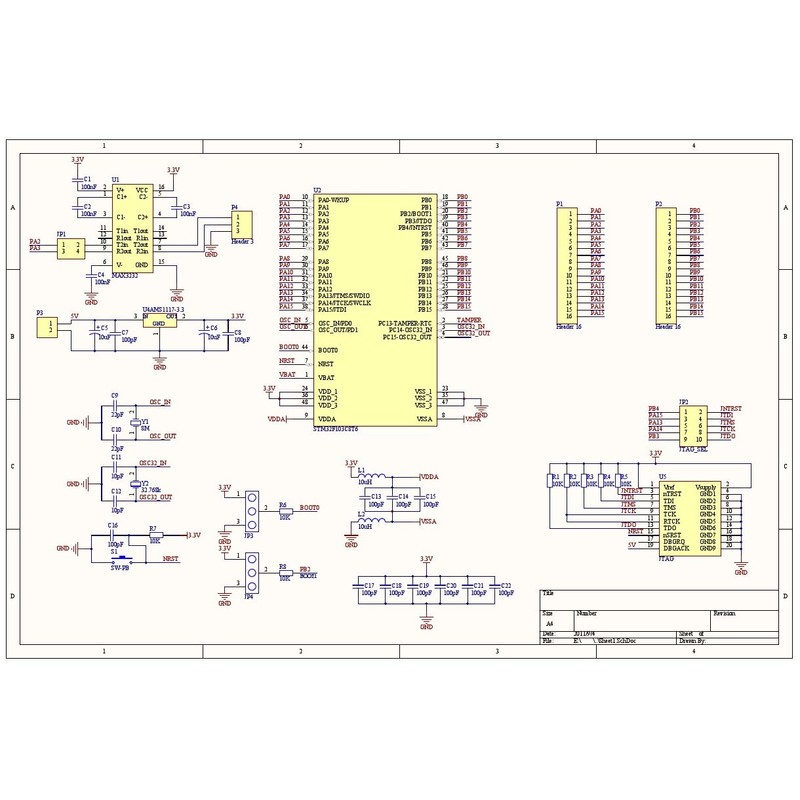 Hailege 2pcs STM32F103C8T6 ARM STM32 Minimum System Development Board Module