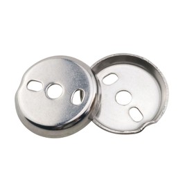 TAODAN 2PCS Stainless Steel Round Buckle Wall Mount Bracket 40mm Towel Bar Base Gasket Tighten Screw Stand Toilet Paper Holder Accessories