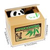 HmiL-U Panda Stealing Money Bank, Piggy Bank for Kids, Coin