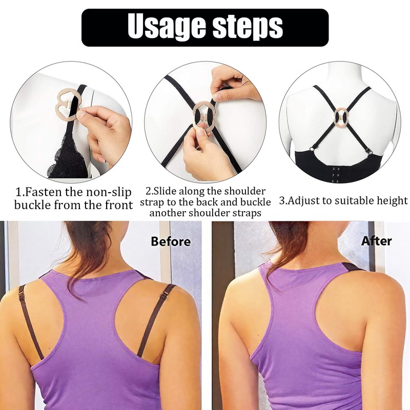 Pence & Moon Collective Anti-Slip Bra Strap Clips Racer back
