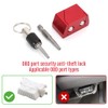 WIKIBB OBD II Port Lock Aluminum Alloy OBD Port Locking