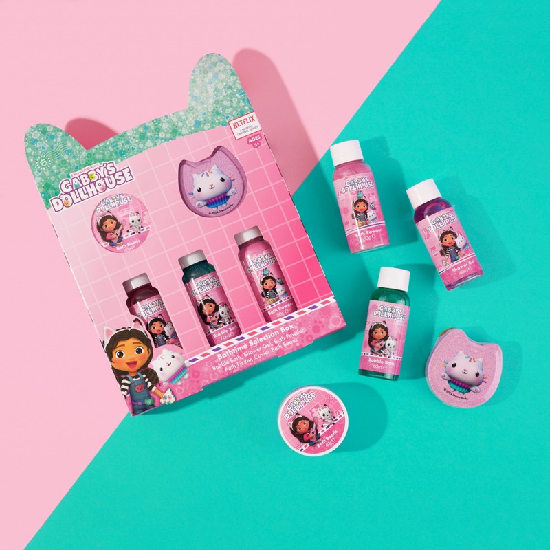 Gabby's Dollhouse Children's Bath Selection Box - Bath Time Gift