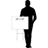 Work House Signs IN MY AMERICA ALL EQUAL FLAG - Double Sided All Are Equal Yard Sign with Stand - Driveway Signs for Street, Road Sign, Lawn, House, Real Estate - Yard Signs, Custom Sign - 18" x 24"