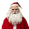 Kuberas Santa Claus Mask Christmas Full Face Mask Realistic Latex