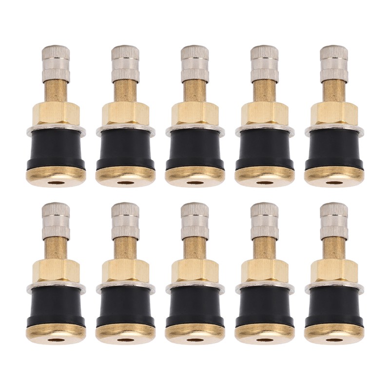 10 Pcs Brass Valve Stem TR501 High Strength Tubeless Truck