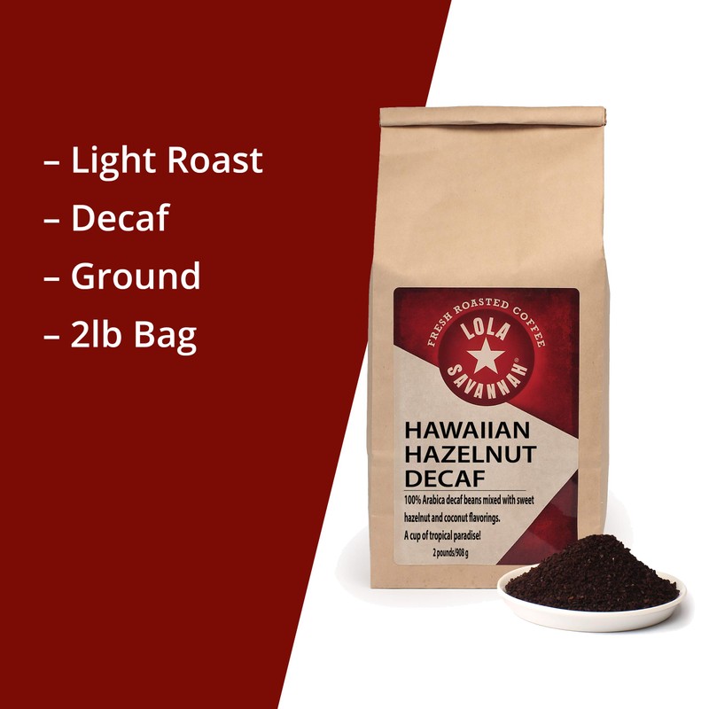 Lola Savannah Hawaiian Hazelnut Ground Caffeinated Coffee, 2lb