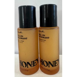 Victoria's Secret ‎Victoria's Secret Pink Honey Roll On Deodorant Aluminum Free 1.7 fl oz Set of 2