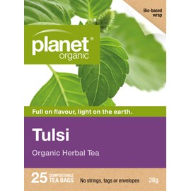 Planet Organic Tulsi Herbal Tea 25 Tea Bags